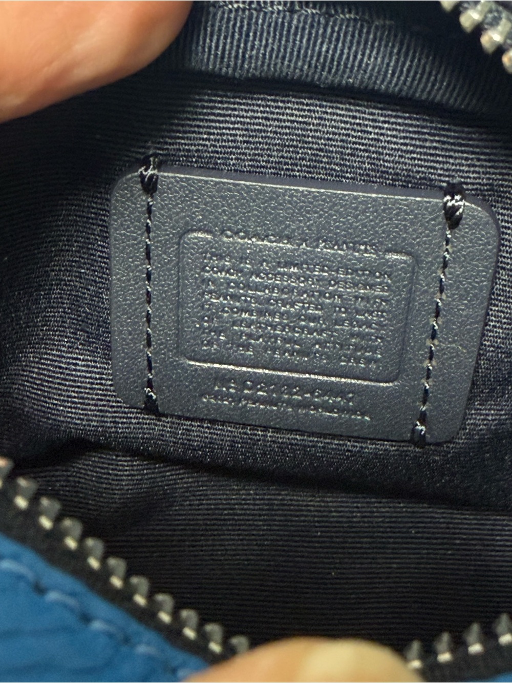 Coach Kids Blue Peanuts Mini Pouch - Picture 10 of 10